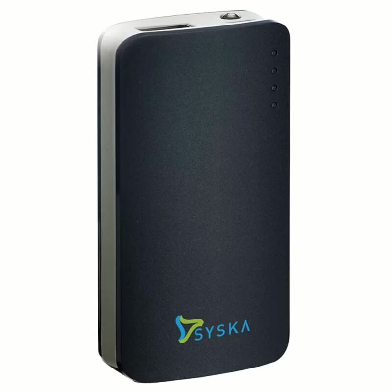 Syska Power Elite 5200 Mah Power Bank - Black