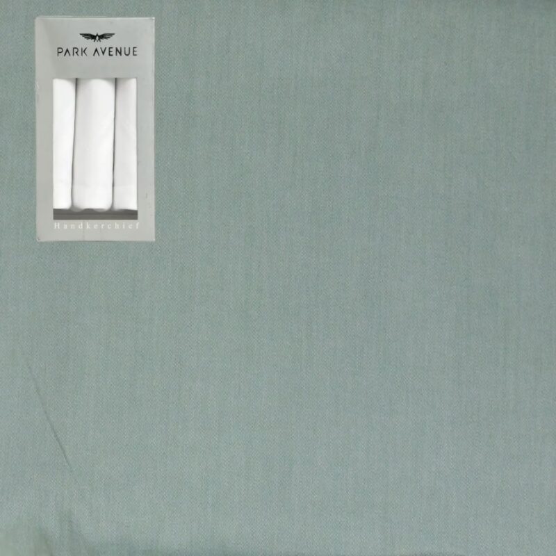 Raymond Men Poly Blended Shirting Fabric Green Free Handkerchief