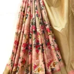 Sensational Floral Printed Khadi Silk Sarees