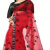 Adrika Banarasi Net Red Sarees - Image 2