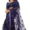Adrika Banarasi Net Blue Sarees - Image 2