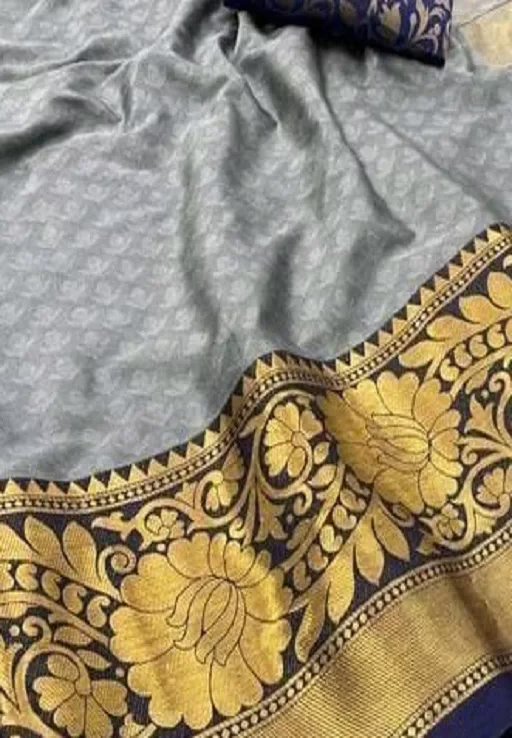 Stylish Multi Cotton Silk Sarees - Image 2