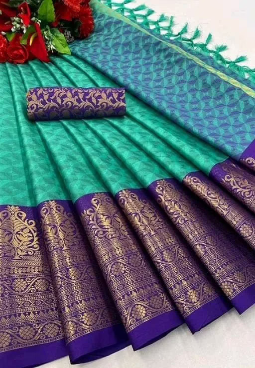 Adrika Classy Blue Banarasi Silk Sarees