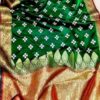 Aakarsha Green Refined Satin Silk Sarees - Image 2