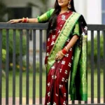 Aakarsha Maroon Refined Satin Silk Sarees