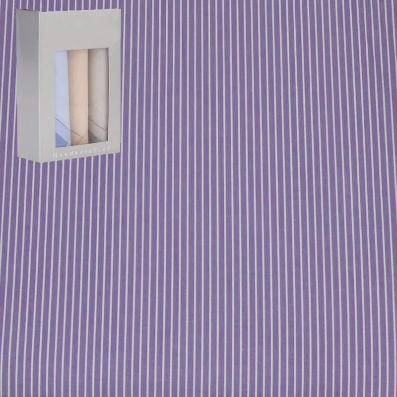 Raymond Men Poly Blended Shirting Fabric Purple Free Handkerchief