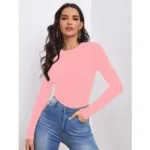 Seasons Beauty Fashion Pink Full Sleeve Top