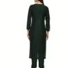 Black Women Cotton Blend Regular Kurta Set - Image 2