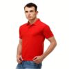Season Combo Of White, Blue And Red Polo Neck T Shirt - Image 3