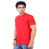 Season Superlative Theory Red Cotton Half Sleeves Round Neck T-shirt - Image 3