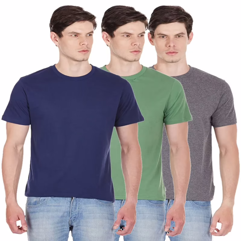 Season Pack Of 3 Round Neck T Shirt