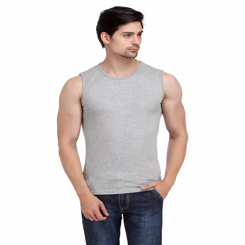 Season Gray Sleeveless Vest - Image 3