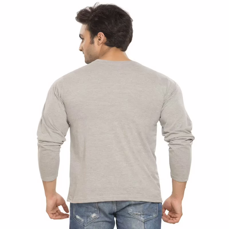 Season Grey Cotton T-shirt - Image 2
