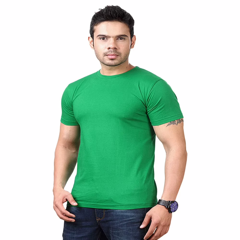 Season Funky Guys Green Cotton T-Shirt
