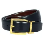 Black Leather Formal Belts