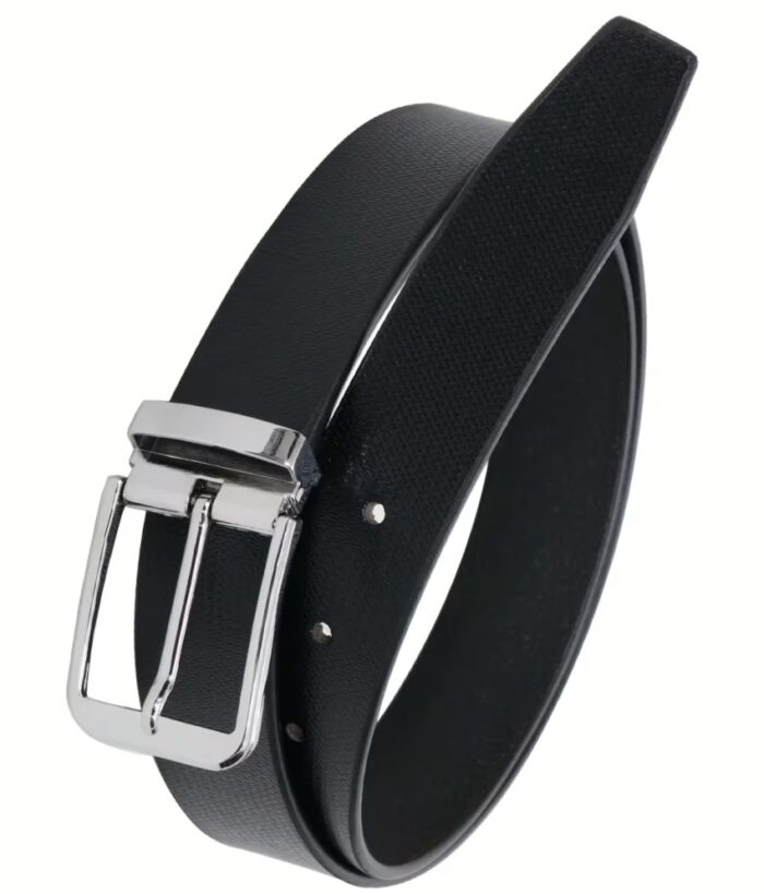 Black Formal Belt For Men