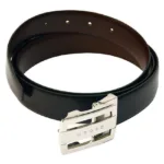 Black Leather Formal Belts