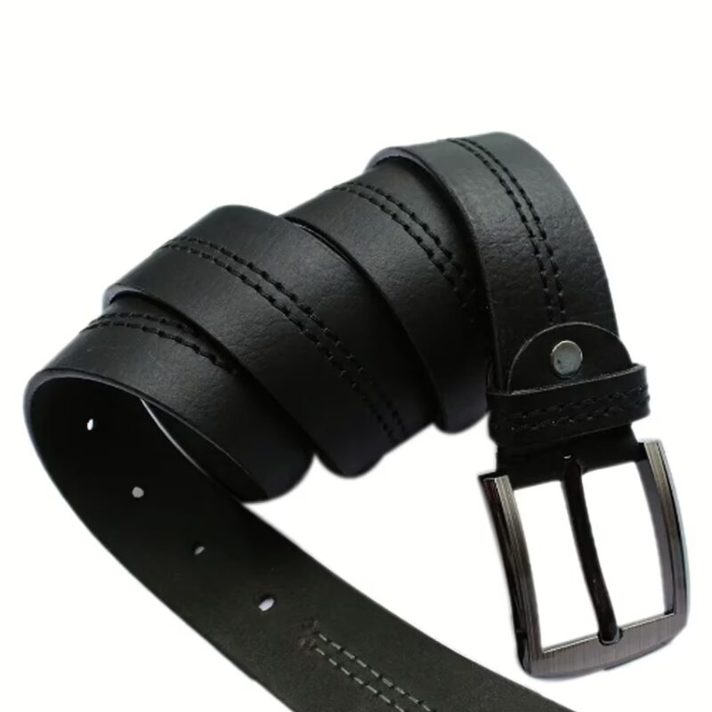 Black Formal Single Belt ForMen