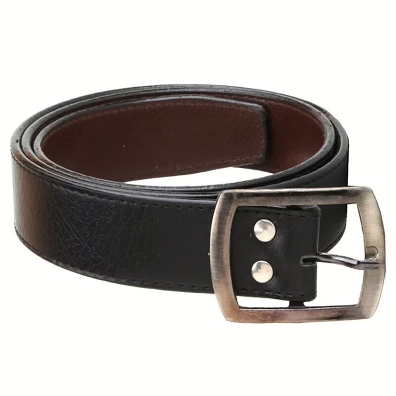 Black Casual Belt For Men