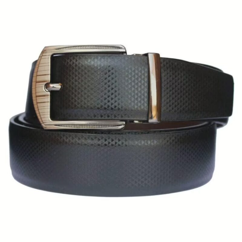 Fashion Black Leather Belt for Men