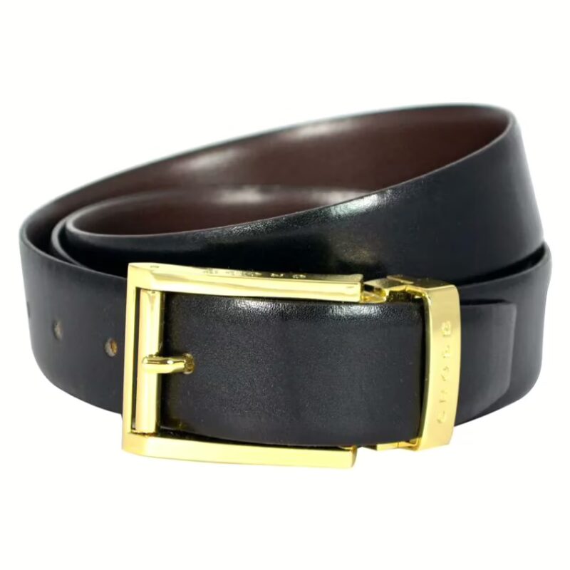 Black Leather Formal Belts