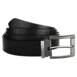 Black Leather Belt for Men