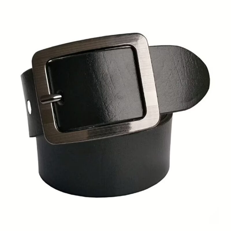 Black Leather Formal Belt
