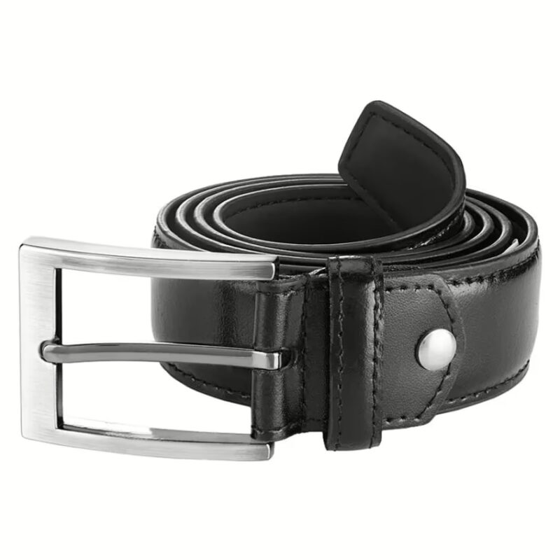 Black Leather Formal Belts