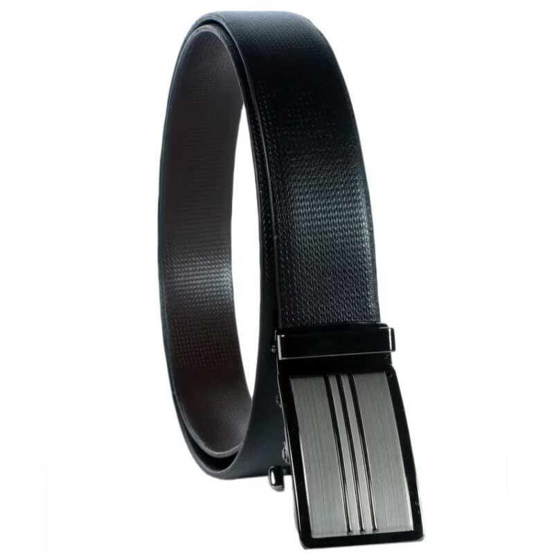 Black Reversible Belt For Men