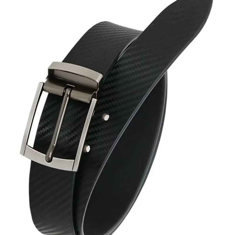 Black Formal Belt For Men