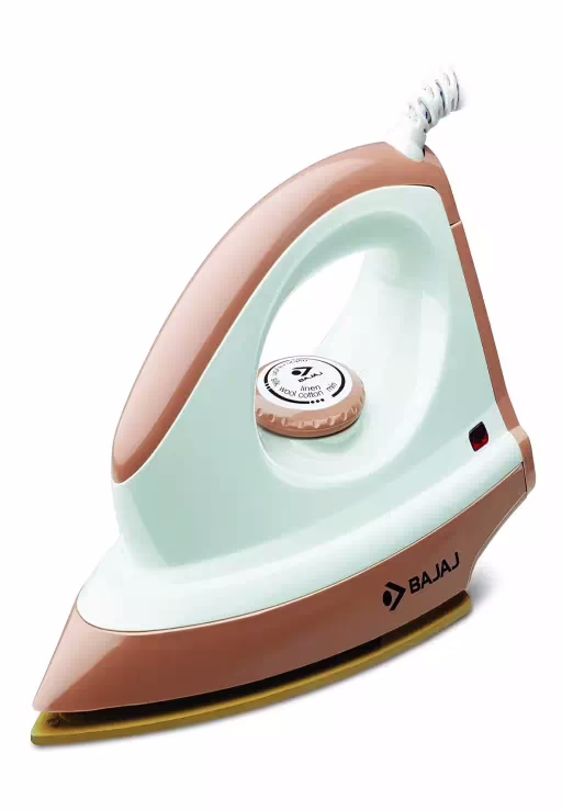 BAJAJ Majesty Canvas Brown 1000 Watts Dry Iron WHITE BROWN 1000 W Dry Iron (Multicolor)