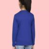 Girls Blue Solid Color Tshirt - Image 2