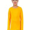 Pack of 2 Yellow Cotton Girls Full Sleeve Cotton T Shirt - Image 2