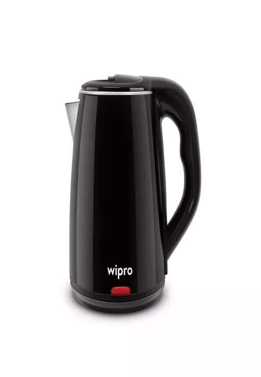 Wipro Vesta Cool touch electric Kettle with Auto cut off | Double Layer outer body Beverage Maker??(1.8 L, Black)