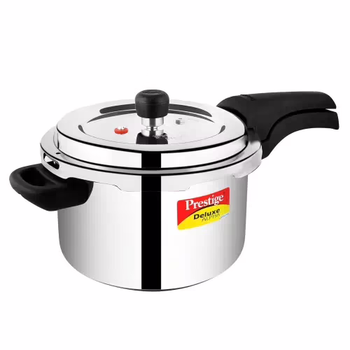 Prestige Deluxe Alpha Svachh 4 L Induction Bottom Pressure Cooker??(Stainless Steel)