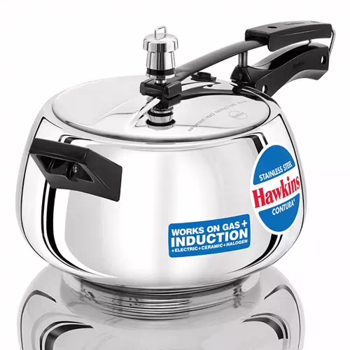 Hawkins Contura (SSC50) 5 L Induction Bottom Pressure Cooker??(Stainless Steel)