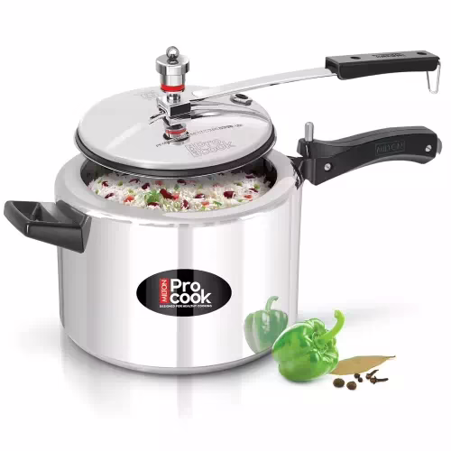 Milton Pro Cook Aluminium Non Induction Pressure Cooker With Inner Lid 6.5 L Pressure Cooker??(Aluminium)