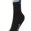 Black Casual High Ankle Length 3 Pair Socks - Image 2