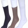 Free Multicolour Cotton Formal Full Length Socks for Men - Pack of 3 - Image 2