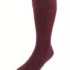 Maroon Cotton Full Length Socks - 5 Pair Pack - Image 2