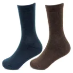 Woolen Plain Kids Socks 2 Pair