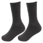 Woolen Plain Kids Full Length Sock - Pack of 2