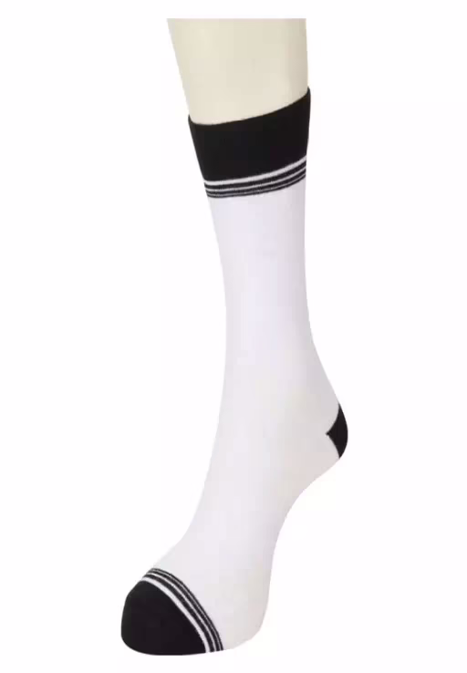 Multi Casual Crew Length 3 Pair Socks - Image 2