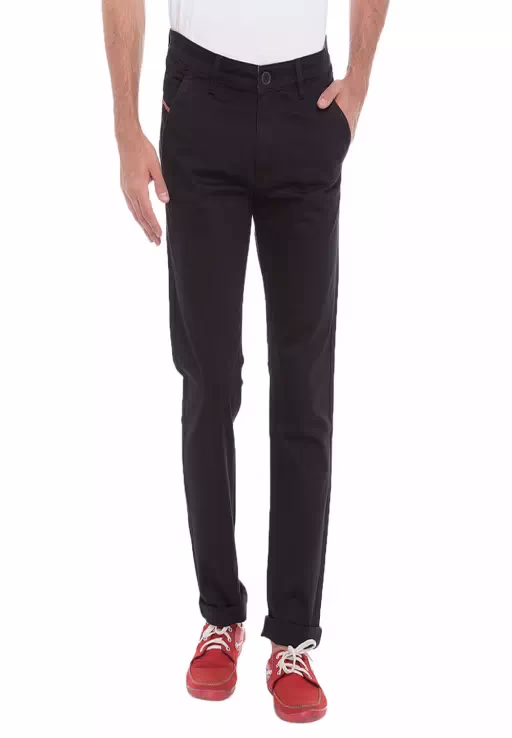 Black Slim Fit Trousers