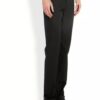 Black Regular Flat Trouser - Image 3