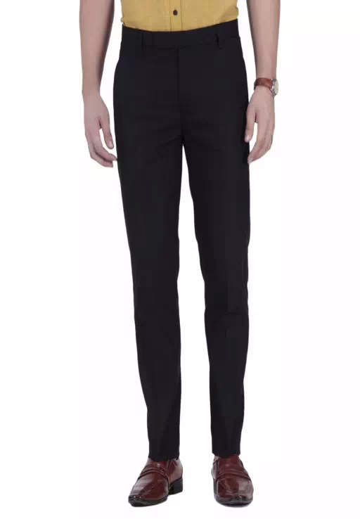 Seasons Black Slim Fit Trouser