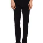 Black Regular Fit Casual Trouser