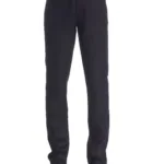 Seasons Black Slim Fit Casual Trouser