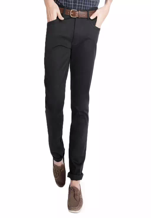 Seasons Black Slim Fit Trouser