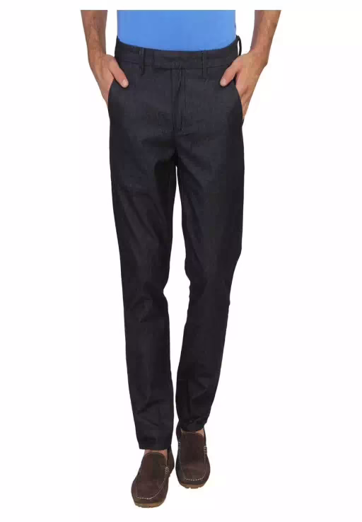 Seasons Black Slim Fit Trouser
